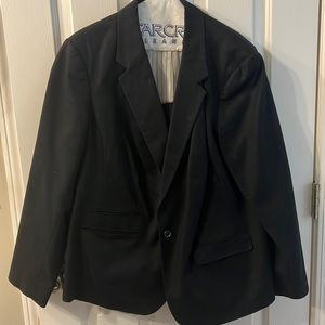 Black single breasted fully lined blazer